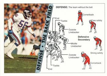 1992 Ultimate WLAF #182 Defense - The Back Field Front