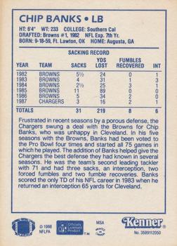1988 Kenner Starting Lineup Cards #3599112050 Chip Banks Back