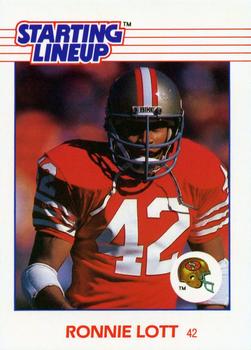 1988 Kenner Starting Lineup Cards #3599125050 Ronnie Lott Front