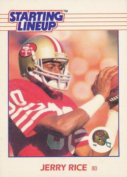 1988 Kenner Starting Lineup Cards #3599125030 Jerry Rice Front
