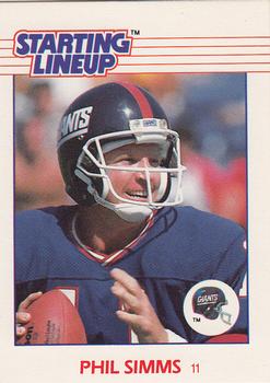 1988 Kenner Starting Lineup Cards #3599115010 Phil Simms Front