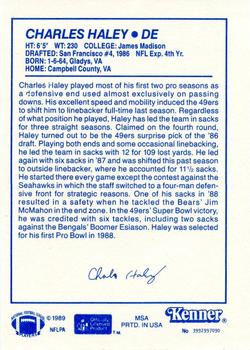 1989 Kenner Starting Lineup Cards #3992997090 Charles Haley Back