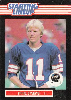 1989 Kenner Starting Lineup Cards #3992987020 Phil Simms Front