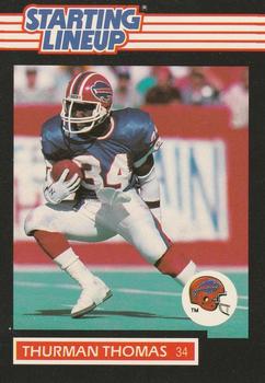 1989 Kenner Starting Lineup Cards #3992976080 Thurman Thomas Front