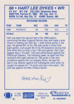 1990 Kenner Starting Lineup Cards #4852003050 Hart Lee Dykes Back