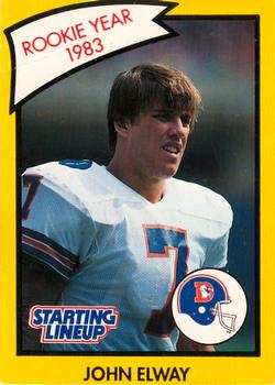 1990 Kenner Starting Lineup Cards #4852110011 John Elway Front