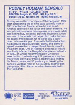 1990 Kenner Starting Lineup Cards #4852106031 Rodney Holman Back