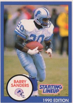 1990 Kenner Starting Lineup Cards #4852018020 Barry Sanders Front