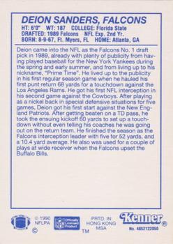1990 Kenner Starting Lineup Cards #4852122050 Deion Sanders Back