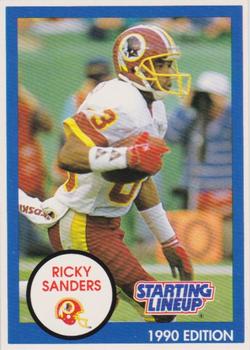 1990 Kenner Starting Lineup Cards #4852014031 Ricky Sanders Front