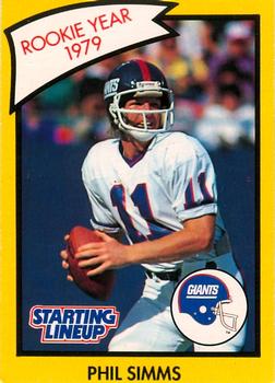 1990 Kenner Starting Lineup Cards #4852113021 Phil Simms Front