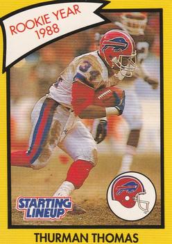 1990 Kenner Starting Lineup Cards #4852104061 Thurman Thomas Front