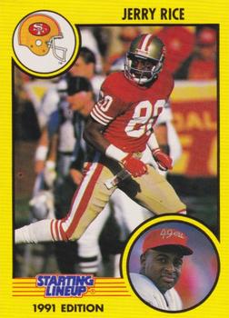 1991 Kenner Starting Lineup Cards #6070011050 Jerry Rice Front
