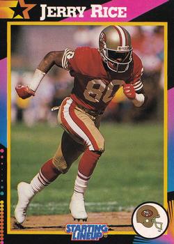 1992 Kenner Starting Lineup Cards #6744103000 Jerry Rice Front