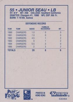 1996 Kenner Starting Lineup Cards #530464 Junior Seau Back