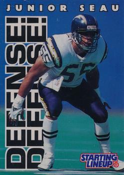 1996 Kenner Starting Lineup Cards #530464 Junior Seau Front