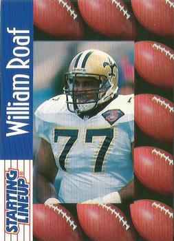 1997 Kenner Starting Lineup Cards #540260 William Roaf Front