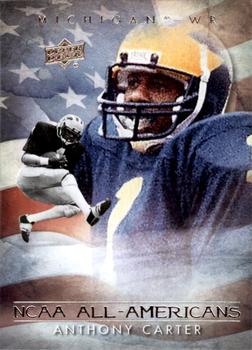 2011 Upper Deck College Football Legends - All-Americans #AA-AC Anthony Carter Front