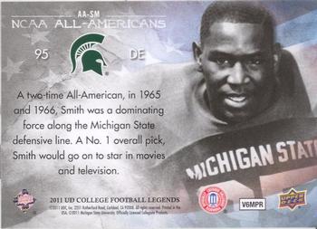 2011 Upper Deck College Football Legends - All-Americans #AA-SM Bubba Smith Back