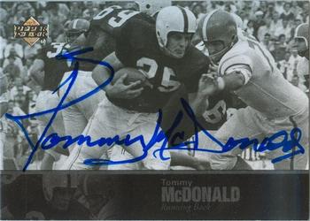 2011 Upper Deck College Football Legends - Autographs #2 Tommy McDonald Front