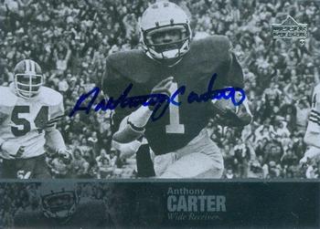 2011 Upper Deck College Football Legends - Autographs #58 Anthony Carter Front