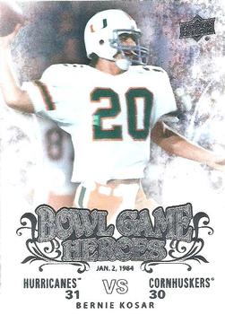 2011 Upper Deck College Football Legends - Bowl Game Heroes #BGH-BK Bernie Kosar Front