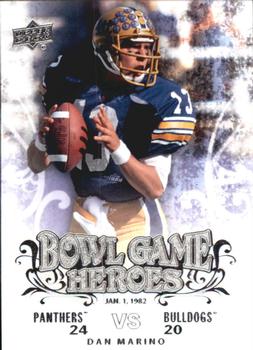 2011 Upper Deck College Football Legends - Bowl Game Heroes #BGH-DM Dan Marino Front