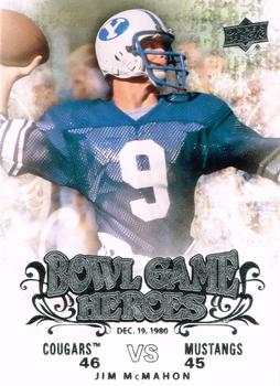 2011 Upper Deck College Football Legends - Bowl Game Heroes #BGH-JM Jim McMahon Front