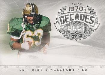 2011 Upper Deck College Football Legends - Decades Best #DB-MS Mike Singletary Front