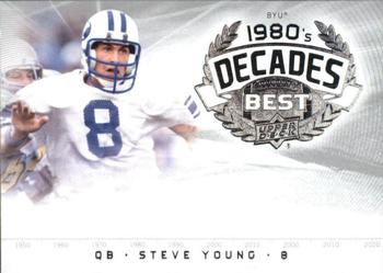 2011 Upper Deck College Football Legends - Decades Best #DB-SY Steve Young Front