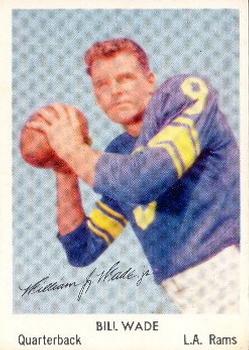 1959 Bell Brand Los Angeles Rams #1 Bill Wade Front