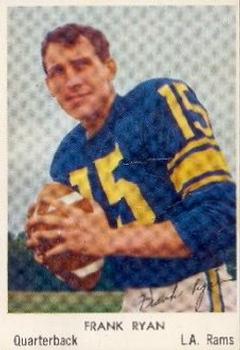 1959 Bell Brand Los Angeles Rams #3 Frank Ryan Front