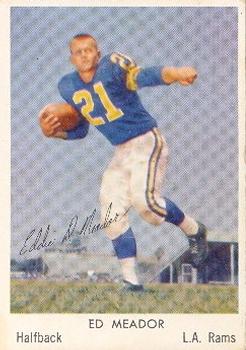 1959 Bell Brand Los Angeles Rams #4 Ed Meador Front