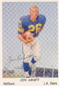 1959 Bell Brand Los Angeles Rams #7 Jon Arnett Front