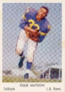 1959 Bell Brand Los Angeles Rams #10 Ollie Matson Front