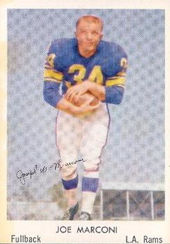 1959 Bell Brand Los Angeles Rams #11 Joe Marconi Front
