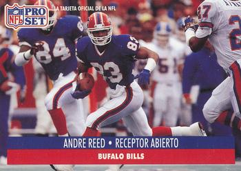 1991 Pro Set Spanish #15 Andre Reed Front