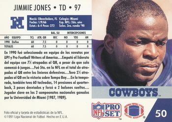 1991 Pro Set Spanish #50 Jimmie Jones Back