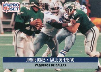 1991 Pro Set Spanish #50 Jimmie Jones Front
