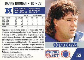 1991 Pro Set Spanish #52 Danny Noonan Back