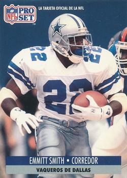 1991 Pro Set Spanish #54 Emmitt Smith Front