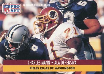 1991 Pro Set Spanish #249 Charles Mann Front