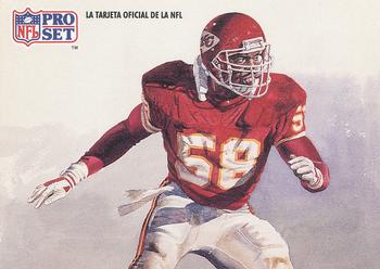 1991 Pro Set Spanish #294 Derrick Thomas Front