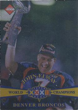 1998 Collector's Edge Super Bowl XXXII - Silver #1 John Elway Front