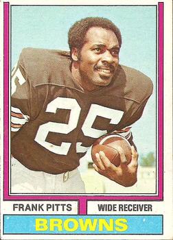 1974 Topps Parker Brothers Pro Draft #11 Frank Pitts Front