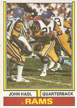 1974 Topps Parker Brothers Pro Draft #50 John Hadl Front