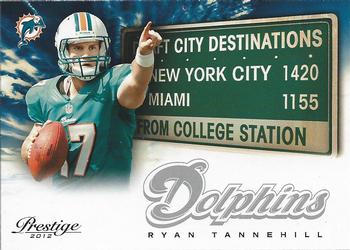 2012 Panini Prestige - Draft City Destination #10 Ryan Tannehill Front
