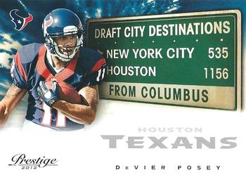 2012 Panini Prestige - Draft City Destination #17 DeVier Posey Front