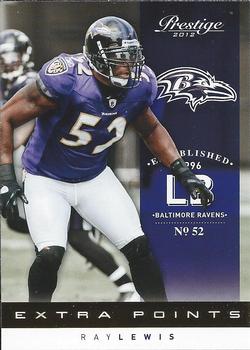 2012 Panini Prestige - Extra Points Gold #13 Ray Lewis Front