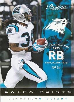 2012 Panini Prestige - Extra Points Gold #26 DeAngelo Williams Front
